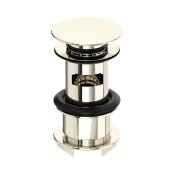 Perrin & Rowe Large Slotted Push Basin Waste - Nickel