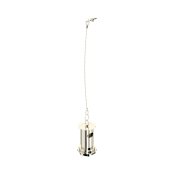 Perrin & Rowe Slotted Basin Waste with Metal Plug Stay & Chain - Nickel