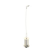 Perrin & Rowe Unslotted Basin Waste with Metal Plug Stay & Chain - Nickel