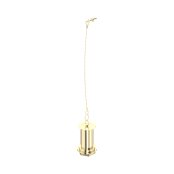 Perrin & Rowe Unslotted Basin Waste with Metal Plug Stay & Chain - Gold