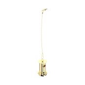 Perrin & Rowe Slotted Basin Waste with Metal Plug Stay & Chain - Polished Brass