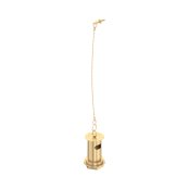 Perrin & Rowe Slotted Basin Waste with Metal Plug Stay & Chain - Satin Brass