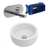 Villeroy & Boch Architectura Countertop Basin & Wall-Mounted Basin Mixer Bundle