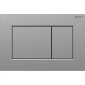Geberit Sigma 01 Square Dual Flush Plate with Anti Fingerprint Coating - Matt Chrome - Stock Clearance