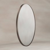 Origins Living Delphine 550 x 800mm Oval Mirror - Brushed Bronze