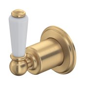 Perrin & Rowe Traditional Four-Way Diverter (Lever Handle) - Satin Brass