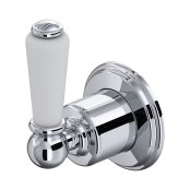 Perrin & Rowe Traditional Three-Way Diverter with Shut Off (Lever Handle) - Chrome
