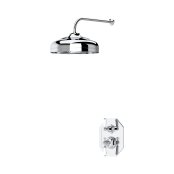 Perrin & Rowe Traditional Shower Set Three with 5" Shower Rose - Chrome