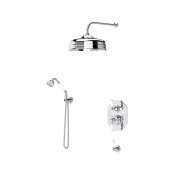 Perrin & Rowe Traditional Shower Set Four with 5" Shower Rose - Chrome