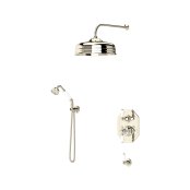 Perrin & Rowe Traditional Shower Set Four with 5" Shower Rose - Nickel