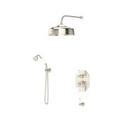 Perrin & Rowe Traditional Shower Set Four with 5" Shower Rose - Pewter