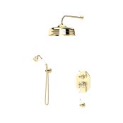 Perrin & Rowe Traditional Shower Set Four with 5" Shower Rose - Gold