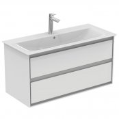 Ideal Standard Connect Air 1000mm Vanity Unit (Gloss White with Matt White Interior)