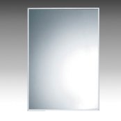 Inda Rectangular Mirror with Stainless Steel Frame
