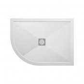 Traymate 1200 x 900mm Symmetry Offset Quadrant Shower Tray
