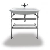 Clearwater Large Traditional Basin with Stand 75cm