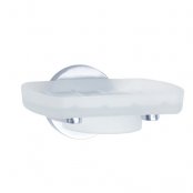 Smedbo Loft Holder With Frosted Glass Soap Dish