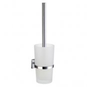 Smedbo House Toilet Brush with Frosted Glass
