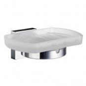 Smedbo House Holder with Glass Soap Dish