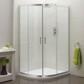 Sommer 6 Double Door Offset Quadrant Shower Enclosure 900 x 760mm