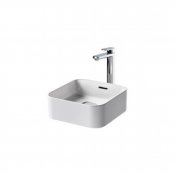 Ideal Standard Strada II 40cm Square Vessel Basin with Overflow, Clicker Waste
