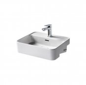 Ideal Standard Strada II 50cm Semi-Countertop Basin with Overflow, Clicker Waste