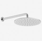Vado Nebula 300mm Single Function Round Shower Head with Arm