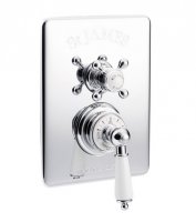St James Traditional Concealed Thermostatic Shower Valve with Diverter