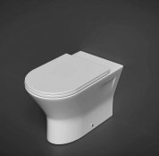 RAK Resort 45cm Extended Height Back To Wall Pan With Sandwich Soft Close Seat (Urea)
