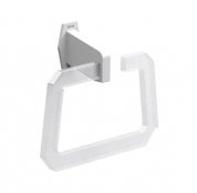 Origins Living Luce Towel Ring - White/Clear