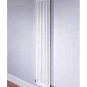 DQ Heating Ardent 1800 x 300mm Vertical 2 Column White Radiator
