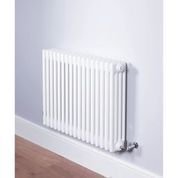 DQ Heating Ardent 500 x 1864mm Horizontal 4 Column White Radiator