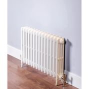 DQ Heating Cast Iron Hawkshaw 460 x 630mm 4 Column White Radiator