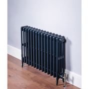 DQ Heating Cast Iron Hawkshaw 660 x 630mm 4 Column Anthracite Radiator