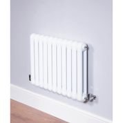 DQ Heating Cassius 550 x 993mm Horizontal White Radiator