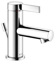 Keuco IXMO Single Lever Basin Mixer 60 with Pop-Up Waste (Pure Round Rosette) - Chrome