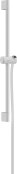Hansgrohe Unica Shower Bar Pulsify S 65cm with Push Slider & Isiflex Shower Hose 160cm - Matt White