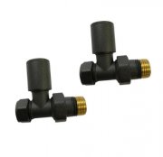 Redroom Anthracite Straight Round Valve Pack