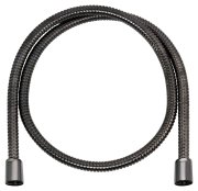 Keuco 1250mm Shower Hose - Brushed Black / Chrome