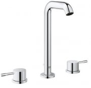 Grohe Essence L-Size 3 Hole Basin Mixer with Pop-up Waste