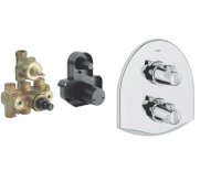 Grohe Chiara Thermostatic Bath/Shower Mixer With Finish Set