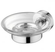Ideal Standard IOM Clear Glass Soap Dish & Holder
