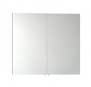 Vitra S50 High Gloss White 80cm Classic Mirror Cabinet
