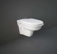 RAK Washington WC's Wall Hung Pan With Soft Close Seat