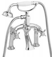 Francis Pegler Sequel Traditional Bath Shower Mixer Tap - Chrome
