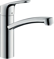 Hansgrohe Focus M41 Single Lever Kitchen Mixer 160, Single Spray Mode - Chrome