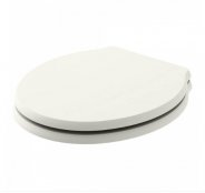 Bayswater Porchester Pointing White Soft Close Toilet Seat