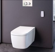Vitra V-Care Comfort Rimless Wall Hung WC