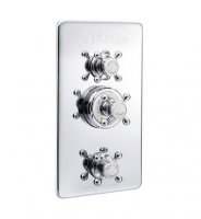 St James Classical Concealed Thermostatic Valve with 2 way Diverter