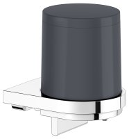 Keuco Collection Moll Lotion Dispenser with Holder & Pump - Chrome/Anthracite